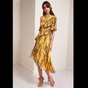 Keepsake the label. Light Up Dress. NWT Asymmetrical, back zip.